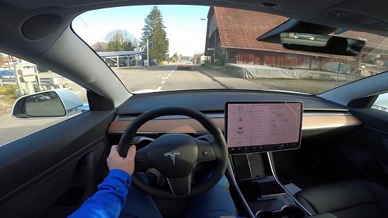 Video: Tesla Model 3 LR AWD 2020 POV Drive Day &amp; Night (No Comment) Original Sound