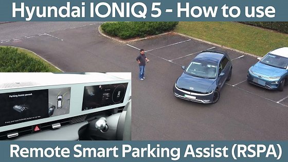 Video: Hyundai IONIQ 5 Project 45 - Remote Smart Parking Assist (RSPA) Reverse and Parallel Parking System