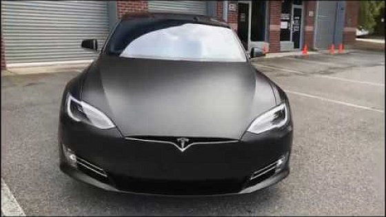 Video: Tesla Model S 100D wrap with XPEL Stealth! AP3 Paint Protection | EV or Batmobile?
