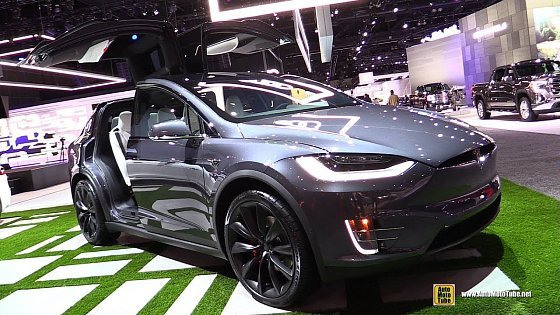 Video: 2019 Tesla Model X P100D - Exterior and Interior Walkaround - 2018 LA Auto Show