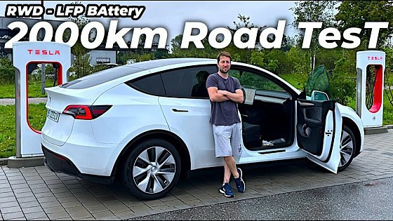 Video: 2000 km Road Test: Tesla Model Y RWD with LFP Battery - How Did It Hold Up?