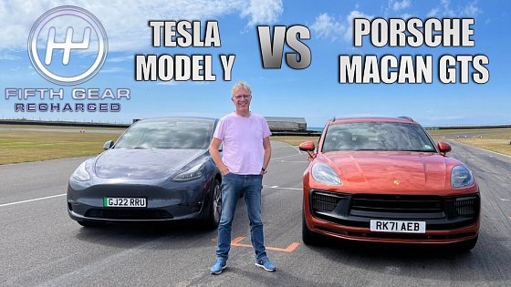 Video: Tesla Model Y vs Porsche Macan GTS: ICE VS EV Shootout | Fifth Gear