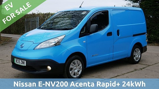 Video: For sale: Nissan ENV200 Acenta Rapid Plus, 24kWh battery, electric van with diesel aux heater