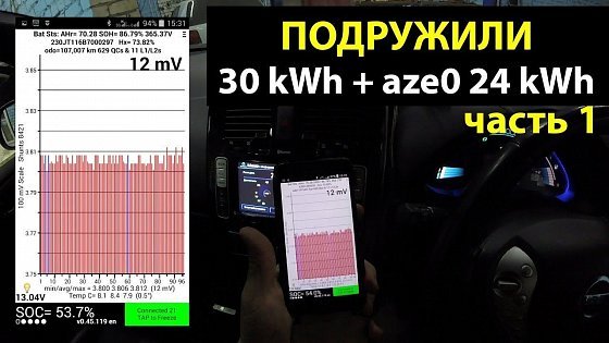 Video: Замена батареи Nissan Leaf 24 kWh на 30 kWh (Монтаж и пришивка / часть 1) [январь 2020] #электрокар