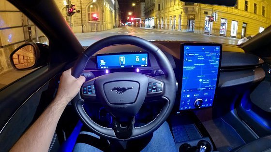 Video: FORD MUSTANG Mach-E GT 2023 - NIGHT POV test drive &amp; FULL REVIEW