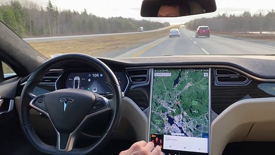 Video: Tesla Model S 85D - Highway autopilot and FREE Supercharging All EV Canada