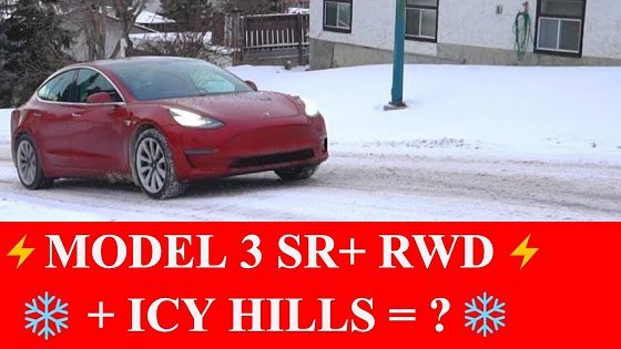 Video: CAN A TESLA HANDLE WINTER? - Rear Wheel Drive Snow &amp; Ice