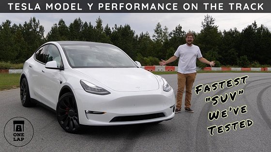 Video: One Lap in the Tesla Model Y Performance on The Race Track!