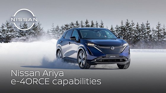 Video: Nissan Ariya | How e-4ORCE technology is taking on the elements