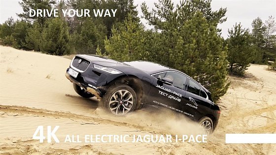 Video: Electric Jaguar I PACE Off Road Test, Slalom and Moose Test. Could you drive Tesla the same way?