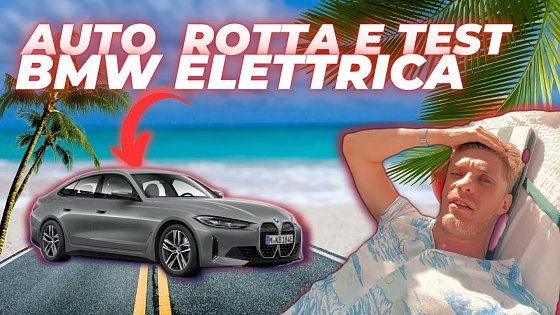 Video: Auto rotta in Sardegna test BMW i4