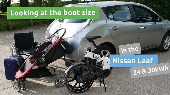 Video: How much boot space is in the Nissan Leaf (24kWh or 30kWh models)?