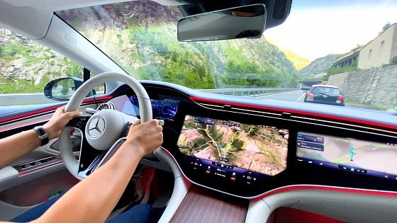 Video: 2022 Mercedes EQS 580 | Road Trip Drive AMG FULL Review Interior Exterior