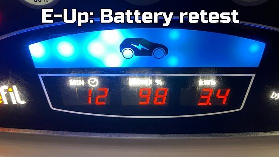 Video: 2015 Vw e-UP! Battery degradation retest