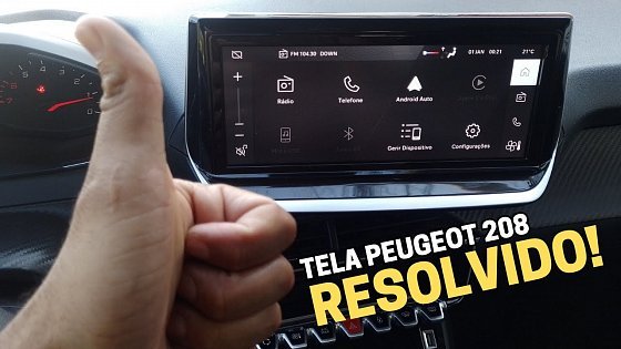 Video: TELA DO NOVO PEUGEOT 208 PAROU DE FUNCIONAR (Multimídia do Peugeot 208 APAGOU)