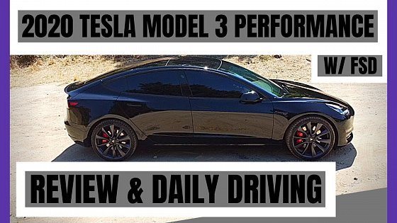 Video: 2020 Tesla Model 3 Performance FSD In Depth Review | How it is to Daily Drive Fast Electric Car