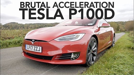 Video: Tesla Model S P100D. Brutal Acceleration!