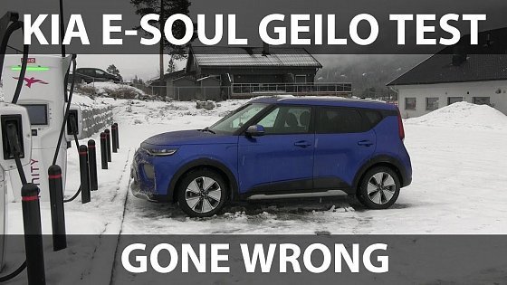 Video: Kia e-Soul Geilo test failed