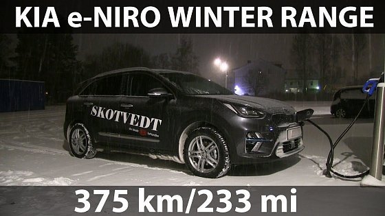 Video: Kia e-Niro winter range test