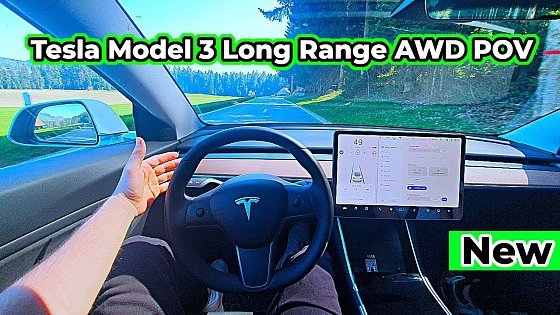 Video: Tesla Model 3 Long Range AWD Drive POV 2020