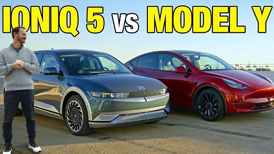 Video: Tesla Model Y vs. Hyundai Ioniq 5 | Electric SUV Comparison | Price, Range, Performance &amp; More