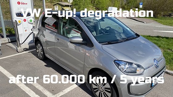 Video: VW e-UP! battery degradation after 60.000 km / 5 years