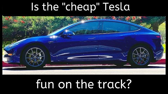 Video: How the &quot;CHEAP&quot; Tesla Model 3 Handles a Track?