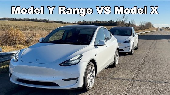 Video: How much More Range Model X has over the Model Y! (Range Test)