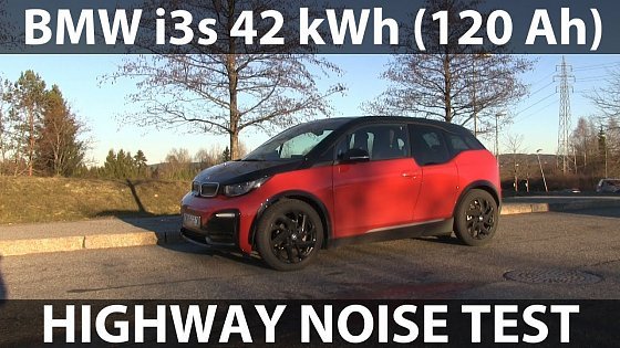 Video: BMW i3 42 kWh (120 Ah) noise test