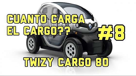 Video: Renault Twizy Cargo 80 ¿Cuanto carga el Cargo? #8