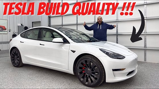 Video: Drastic Improvement In Tesla Build Quality! Analyzing Brand New Model 3 Performance