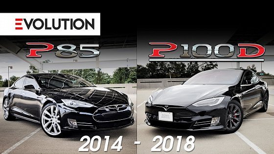 Video: Evolution - Comparing Tesla&#39;s P85 to P100D!