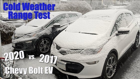 Video: 2017 vs. 2020 Chevy Bolt EV: Cold Weather Range Test + Efficiency Comparison