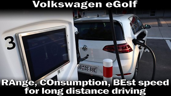 Video: VW eGolf - RaCoBe Test (Range, Consumption, Best Speed)