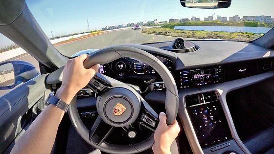 Video: 2023 Porsche Taycan Turbo - POV Driving Impressions (Porsche Experience Center LA)