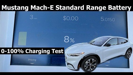Video: Mustang Mach-E: 0-100% Standard Range Battery Charging Test