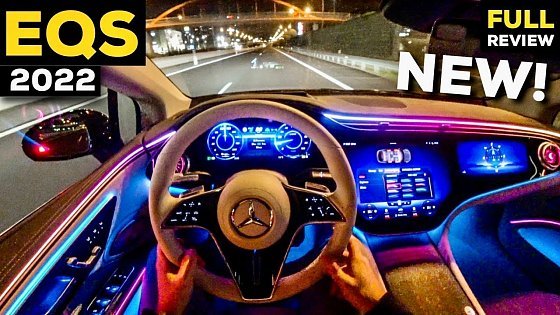 Video: 2022 MERCEDES EQS 450+ NEW NIGHT Drive The BEST LUXURY Electric Car?! FULL In-Depth Review