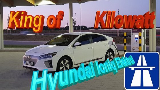 Video: Autobahn-Verbrauch Hyundai Ioniq Elektro 28 kWh bei 100 km/h bzw. 130 km/h! Mr. Effizienz? 