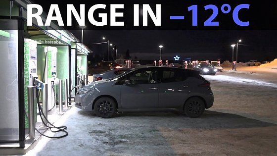 Video: Nissan Leaf 62 kWh winter range test