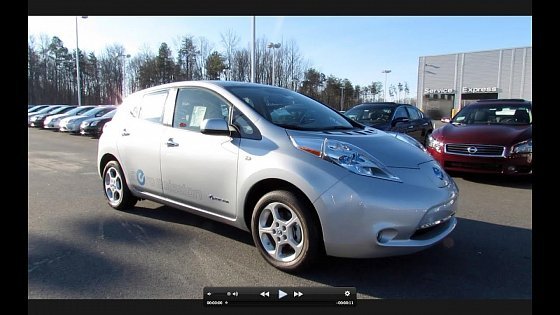 Video: 2011 Nissan Leaf SL Power Up, Engine, Test Drive, and In Depth Tour