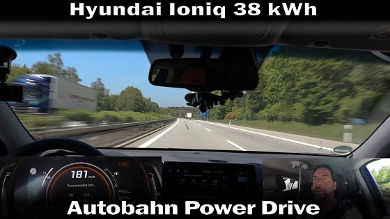 Video: Hyundai Ioniq 38 kWh - Autobahn Power Drive