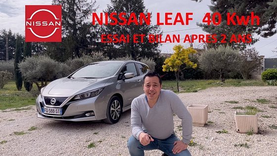 Video: Nissan LEAF 40 kwh test, essai et bilan après 2 ans #nissan #leaf #electricvehicle #car