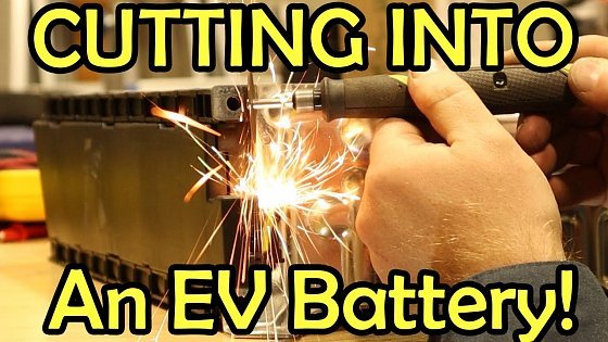 Video: Breaking down the battery sections from a Chevy Bolt EV!