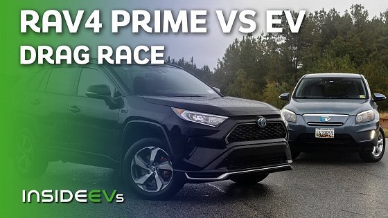 Video: Drag Race! RAV4 Prime vs RAV4 EV
