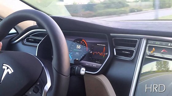 Video: 2015 Tesla Model S 85D (428 hp) - 0-100 km/h Acceleration
