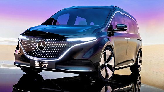 Video: New 2022 Mercedes-Benz EQT - Fully Electric Small Family Van Concept Interior &amp; Exterior