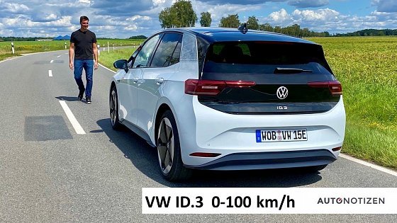 Video: VW ID.3 1st Performance Upgrade (2020): 0-100 km/h im Elektroauto