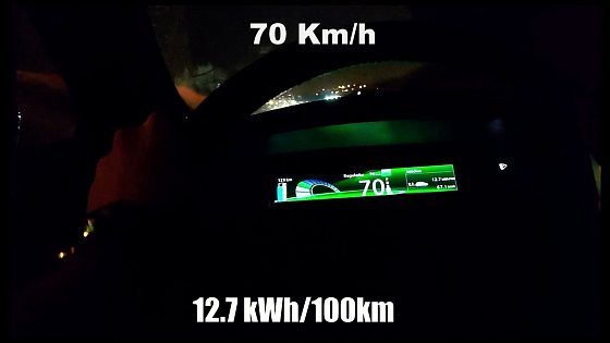 Video: Renault ZOE R240 | Real world Energy consumption | 50/60/70/80/90/100 km/h