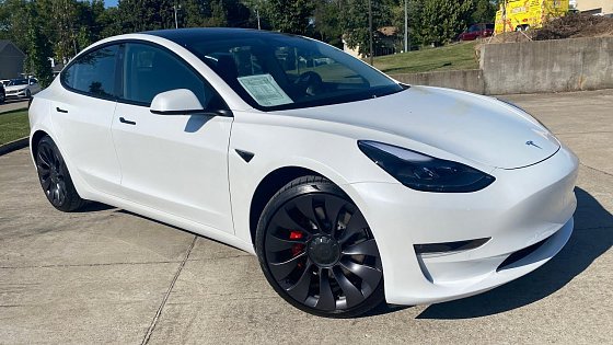 Video: 2021 Tesla Model 3 Performance POV Test Drive &amp; Review