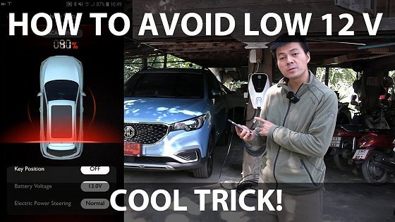 Video: Trick to avoid low 12 V battery on your EV